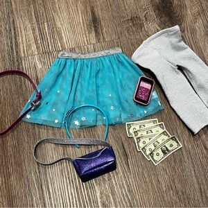 RETIRED American Girl Sparkle & Shine Accessories for 18-inch Dolls